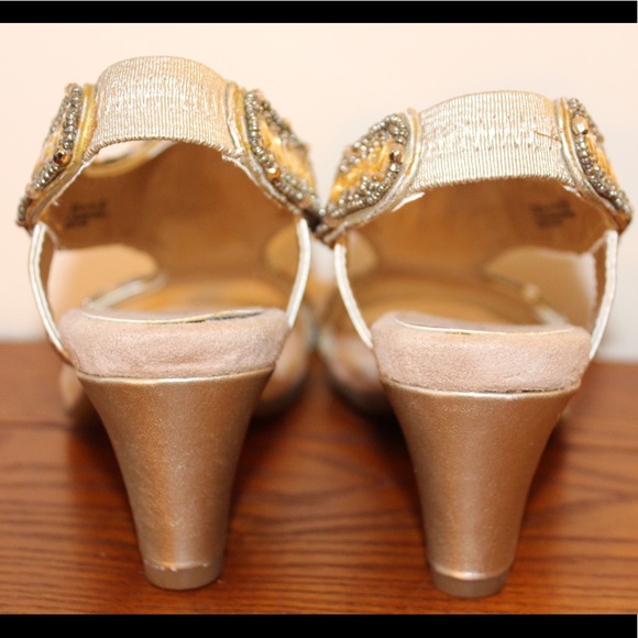 Gold bling heels - Picture 5 of 7